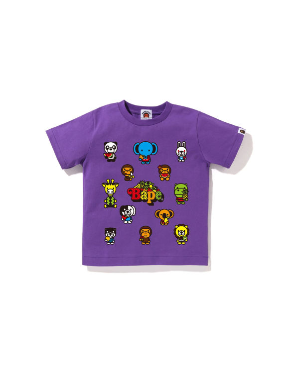 Dětské Tričko Bape Milo Mixed Fruit #1 Fialové | 85013JDKX
