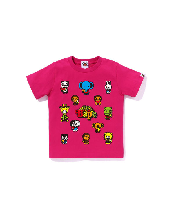 Dětské Tričko Bape Milo Mixed Fruit #1 Růžové | 80132MXON