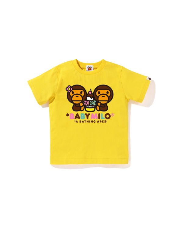 Dětské Tričko Bape Milo Mixed Fruit Milo & Lisa Žluté | 39145MIGB