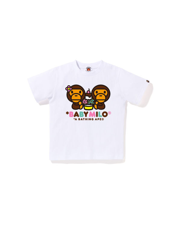 Dětské Tričko Bape Milo Mixed Fruit Milo & Lisa Bílé | 91450YABT