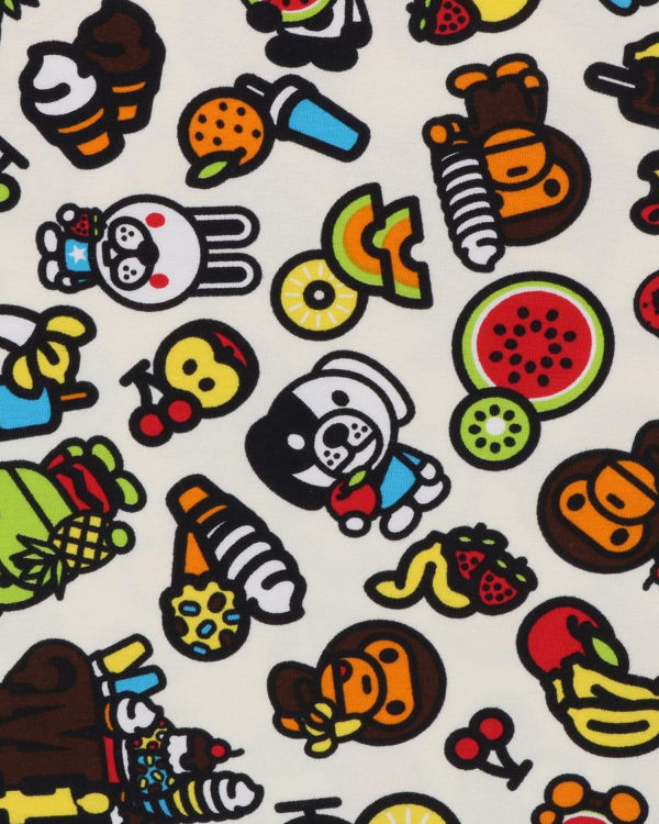 Dětské Tričko Bape Milo Mixed Fruit Rib Krém | 23749BQLA