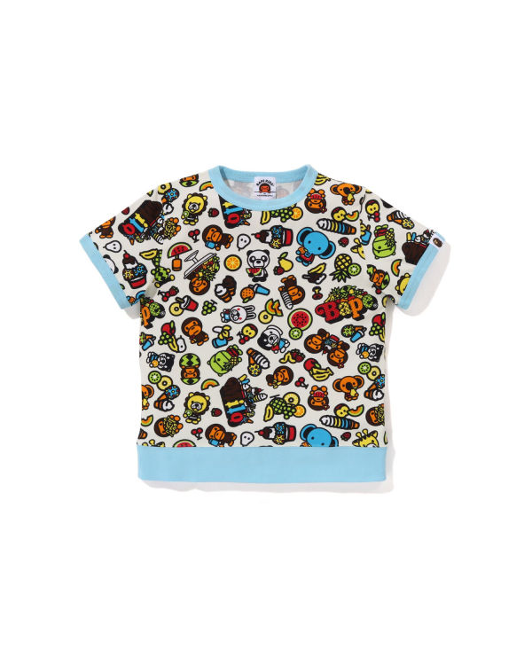 Dětské Tričko Bape Milo Mixed Fruit Rib Krém | 23749BQLA
