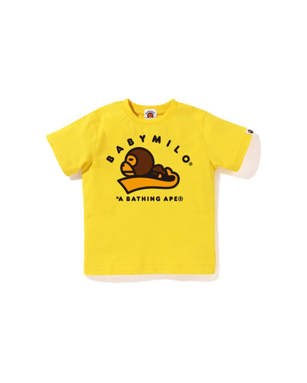 Dětské Tričko Bape Milo Sleep Žluté | 51089DEXL