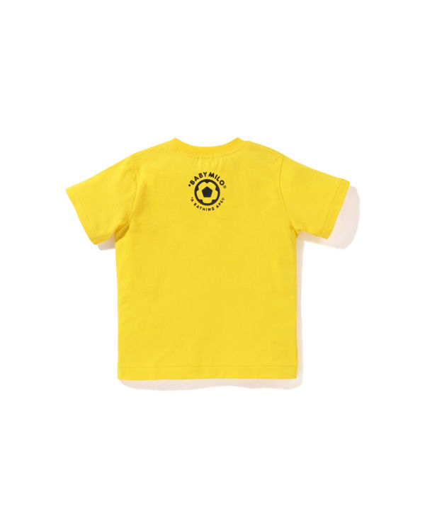 Dětské Tričko Bape Milo Soccer Žluté | 89630UEIV