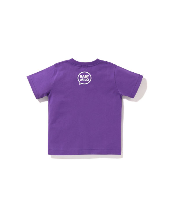 Dětské Tričko Bape Milo Speech Balloon #1 Fialové | 95230DJQC