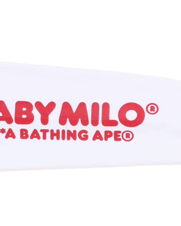 Dětské Tričko Bape Milo Speech Balloon L/S #3 Bílé | 05217UKAH