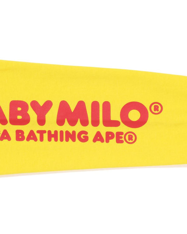 Dětské Tričko Bape Milo Speech Balloon L/S #3 Žluté | 96710PBRW