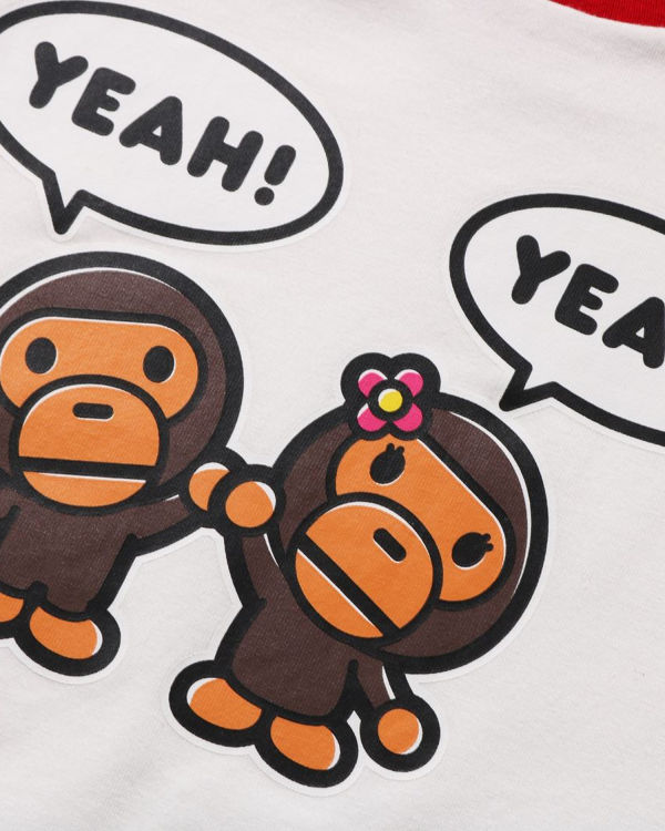 Dětské Tričko Bape Milo Speech Balloon Milo Lisa Bílé | 57301XREF