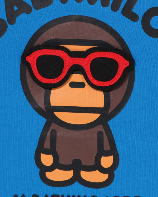 Dětské Tričko Bape Milo Sunglass Patched Královská Modrá Blankyt | 13459RFJC