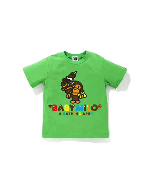 Dětské Tričko Bape Milo Sweets Světle Zelene | 61207PNHE