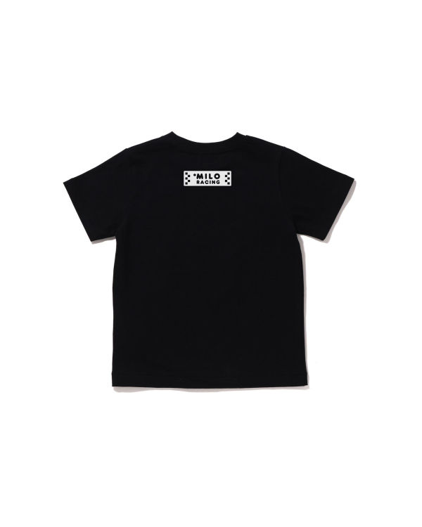 Dětské Tričko Bape Milo Závodní #3 Černé | 34862EGXW