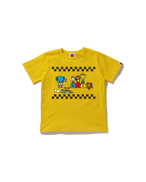 Dětské Tričko Bape Milo Závodní #3 Žluté | 89405MDLA