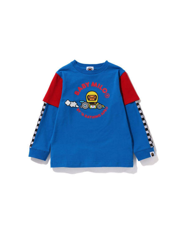 Dětské Tričko Bape Milo Závodní Layered Blankyt | 30975ZBGQ