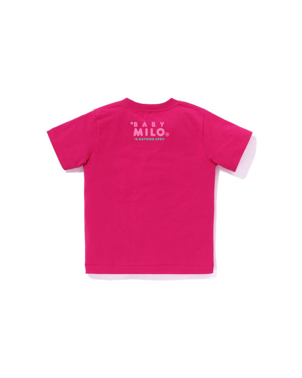 Dětské Tričko Bape Milo ice cream Růžové | 94153NZJK