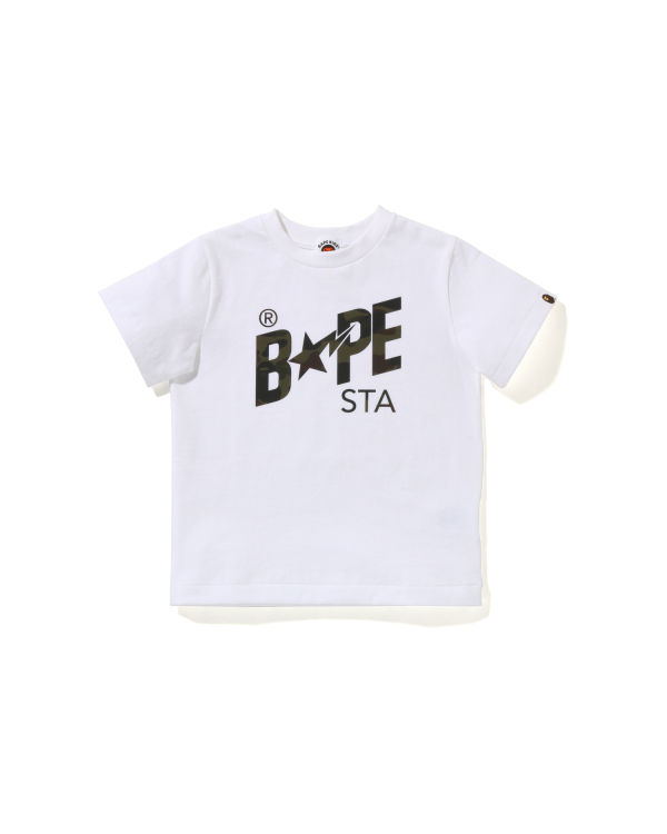 Dětské Tričko Bape Reflector 1st Camo Sta Logo Bílé | 25604XADK