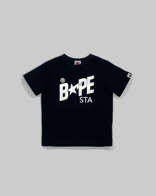 Dětské Tričko Bape Reflector 1st Camo Sta Logo Černé | 47815WPVB