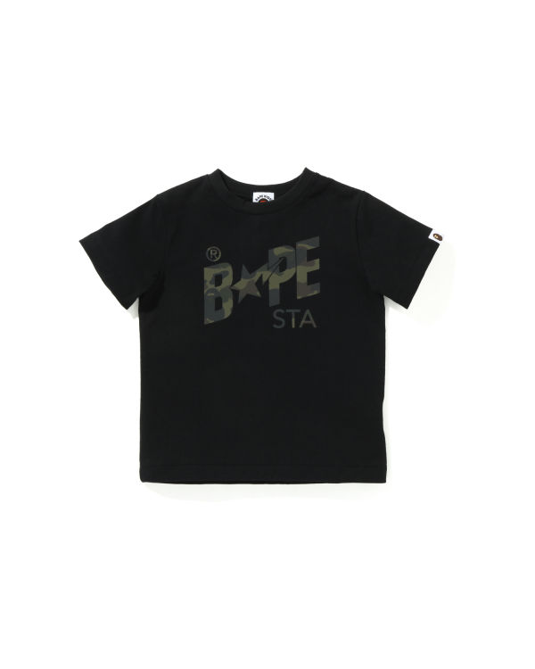 Dětské Tričko Bape Reflector 1st Camo Sta Logo Černé | 47815WPVB