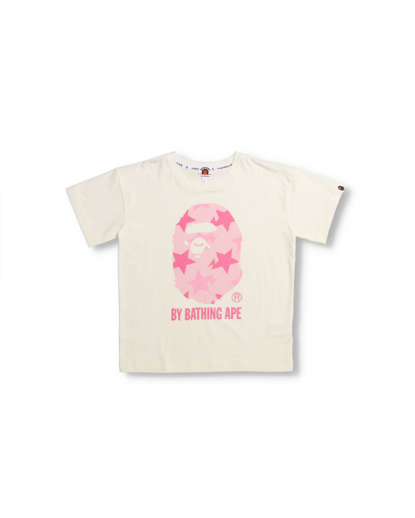 Dětské Tričko Bape STA Pattern Oversized Růžové | 81927OUAX