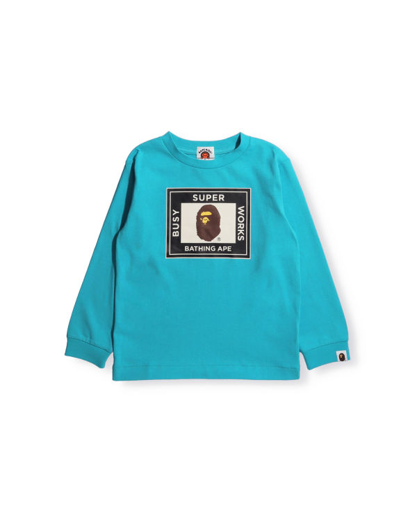 Dětské Tričko Bape Super Busy Works L/S Blankyt | 57120HGSB