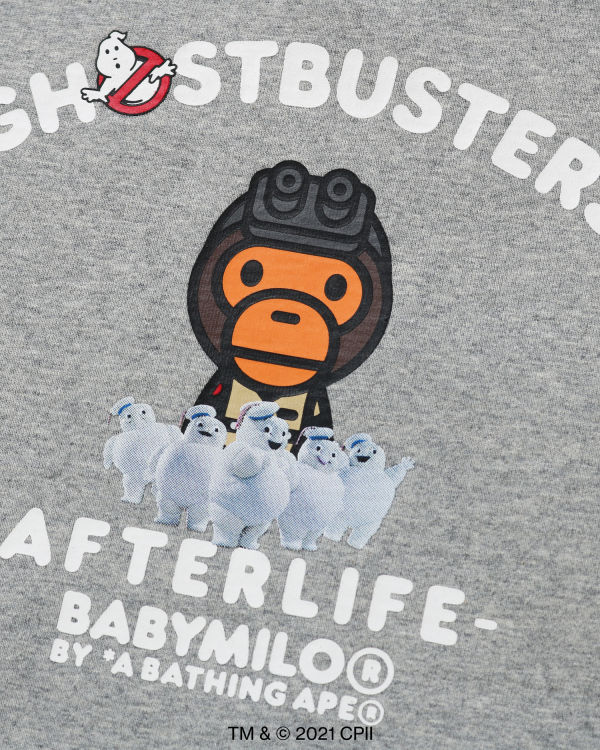 Dětské Tričko Bape X Ghostbusters Milo Long Sleeve Šedé | 68259JOAG