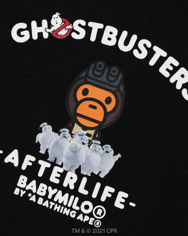 Dětské Tričko Bape X Ghostbusters Milo Long Sleeve Černé | 97864GQAD