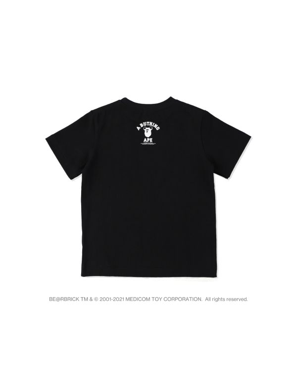 Dětské Tričko Bape X Medicom Toy Camo BE@R College Černé | 54738TZYC