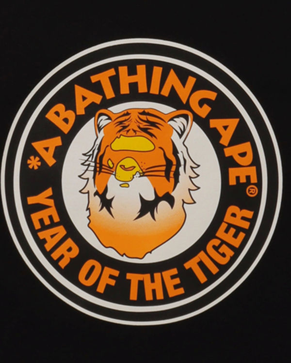 Dětské Tričko Bape Year Of The Tiger Černé | 49086HGNT