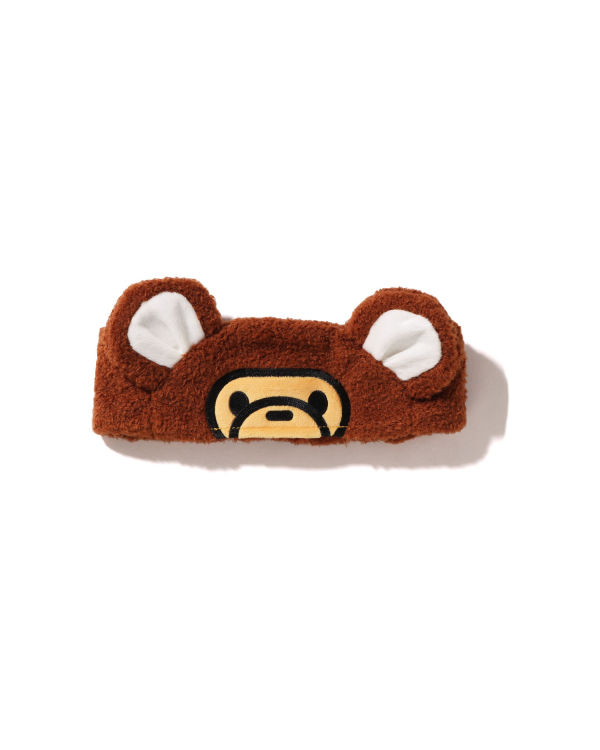 Dětské Vlasové Příslušenství Bape Milo Bear Ear Boa Hnědé | 72945CYHI