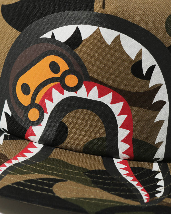Dětské Čepice Bape 1st Camo Milo Shark Zelene | 49875JYTH