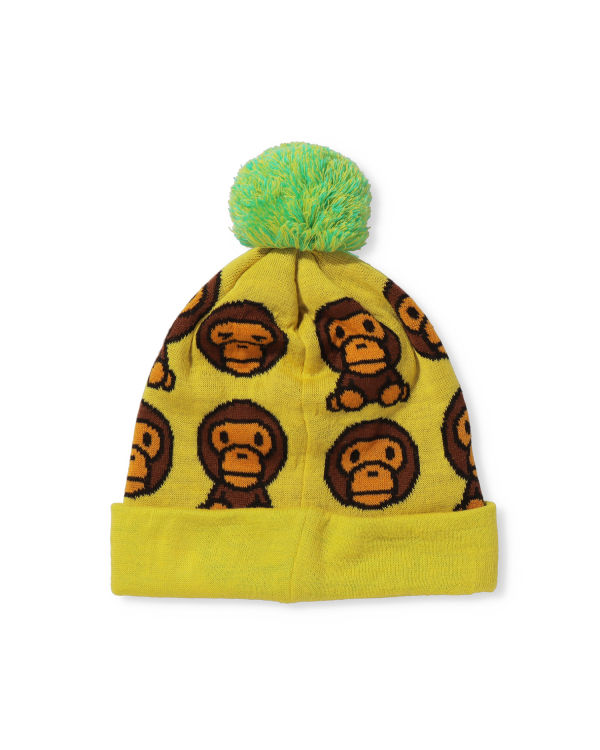 Dětské Čepice Bape Milo Pattern Žluté | 64802SPHX