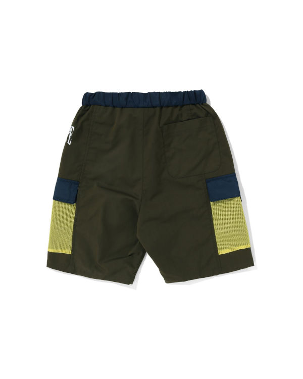 Dětské Šortky Bape Mesh Pocket Tmavě Zelene | 64173MTBE