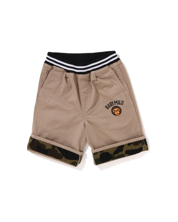 Dětské Šortky Bape Milo 1st Camo Cuffed Béžový | 23184UEMF