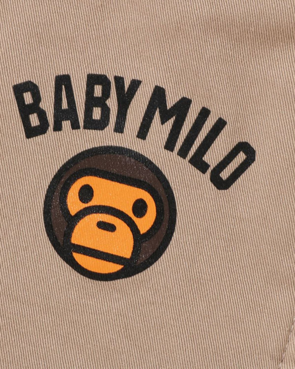 Dětské Šortky Bape Milo 1st Camo Cuffed Béžový | 23184UEMF