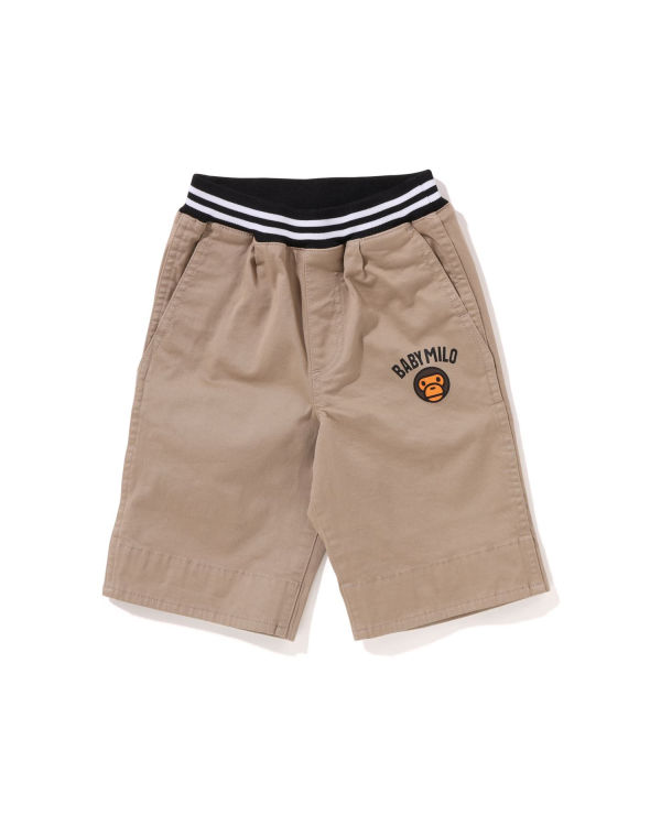 Dětské Šortky Bape Milo 1st Camo Cuffed Béžový | 23184UEMF