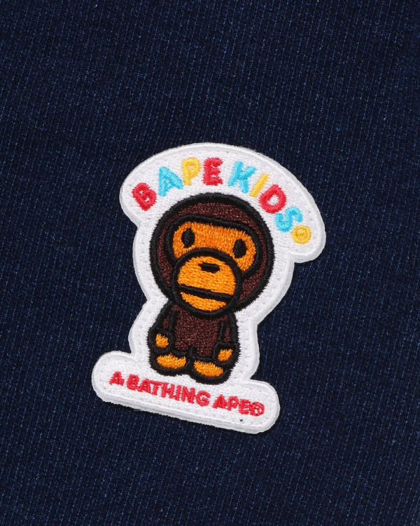 Dětské Šortky Bape Milo STA Jersey Denim Cargo Blankyt | 04369UXTI