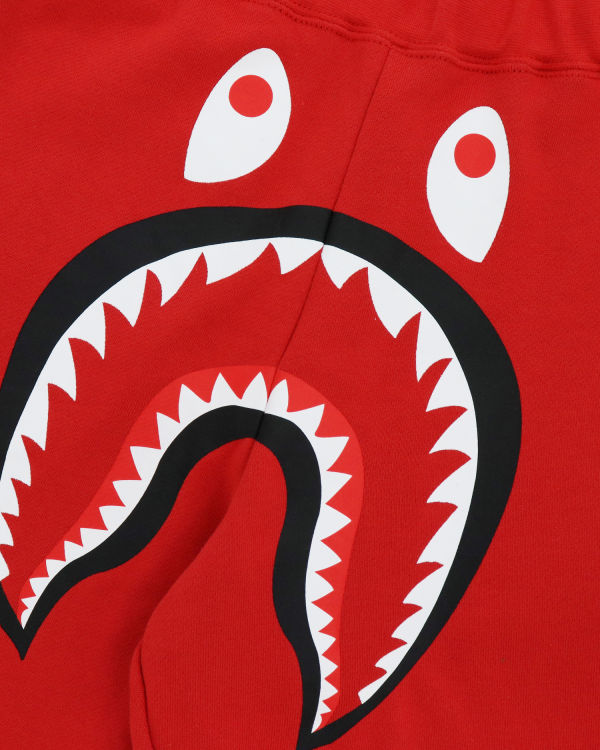 Dětské Šortky Bape Shark Světle Červené | 83642PBIM