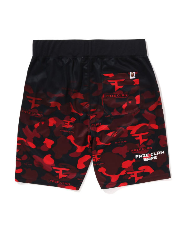 Dětské Šortky Bape X Faze Clan Game Světle Červené | 01892ZFPN