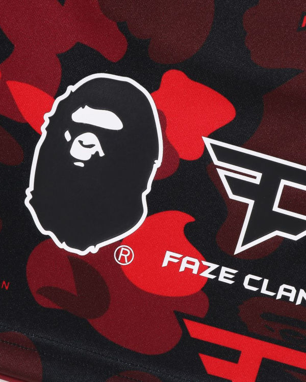 Dětské Šortky Bape X Faze Clan Game Světle Červené | 01892ZFPN