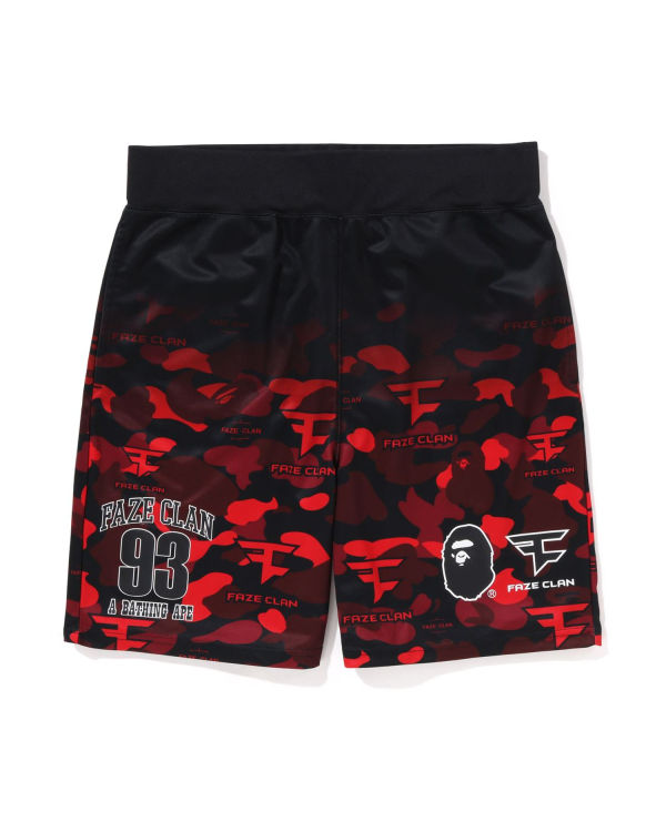 Dětské Šortky Bape X Faze Clan Game Světle Červené | 01892ZFPN