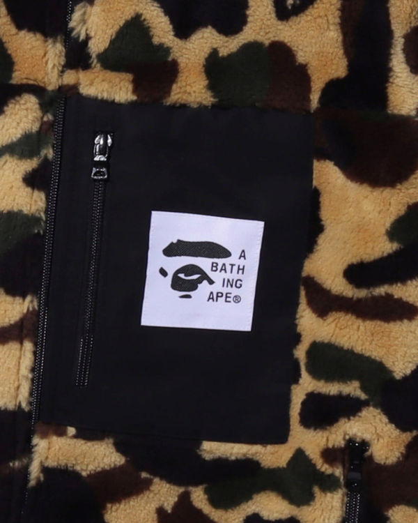 Pánské Bundy Bape 1st Camo BOA Hnědožlutý | 93685CJSE