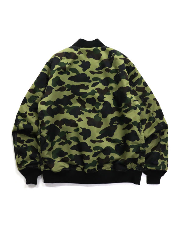 Pánské Bundy Bape 1st Camo Nylon Twill MA-1 Zelene | 28579UQES