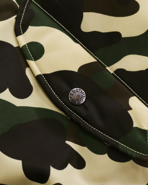 Pánské Bundy Bape 1st Camo Nylon Twill MA-1 Žluté | 69078AOTC