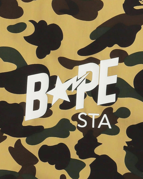 Pánské Bundy Bape 1st Camo Track Žluté | 25360JIME