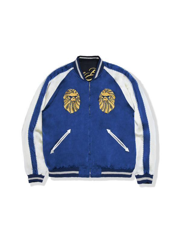 Pánské Bundy Bape Ape Head bomber Černé | 43652HBLE