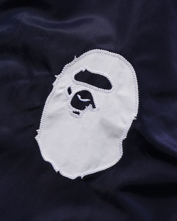 Pánské Bundy Bape B.A Nylon Varsity Blankyt | 80314EHUC