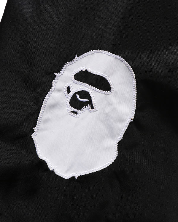 Pánské Bundy Bape B.A Nylon Varsity Černé | 61037OICM