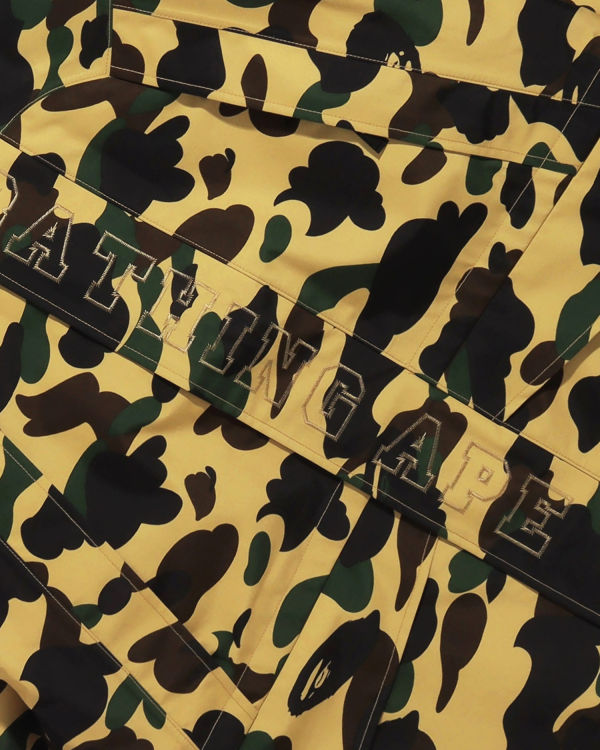 Pánské Bundy Bape Gore-Tex 1st Camo Snowboard Žluté | 32964URTD