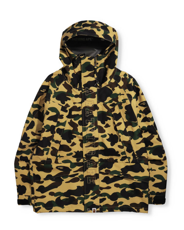 Pánské Bundy Bape Gore-Tex 1st Camo Snowboard Žluté | 32964URTD