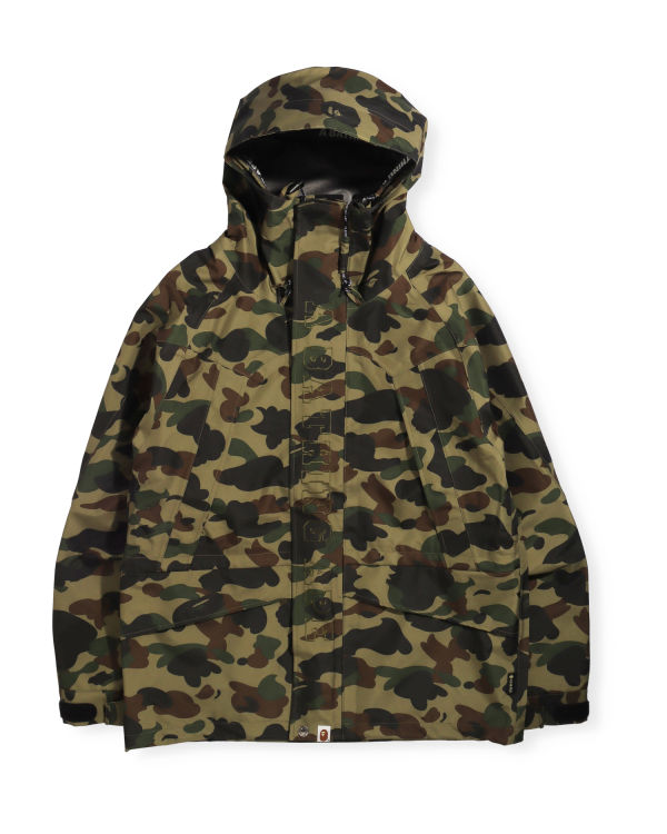 Pánské Bundy Bape Gore-Tex 1st Camo Snowboard Zelene | 73280TMID