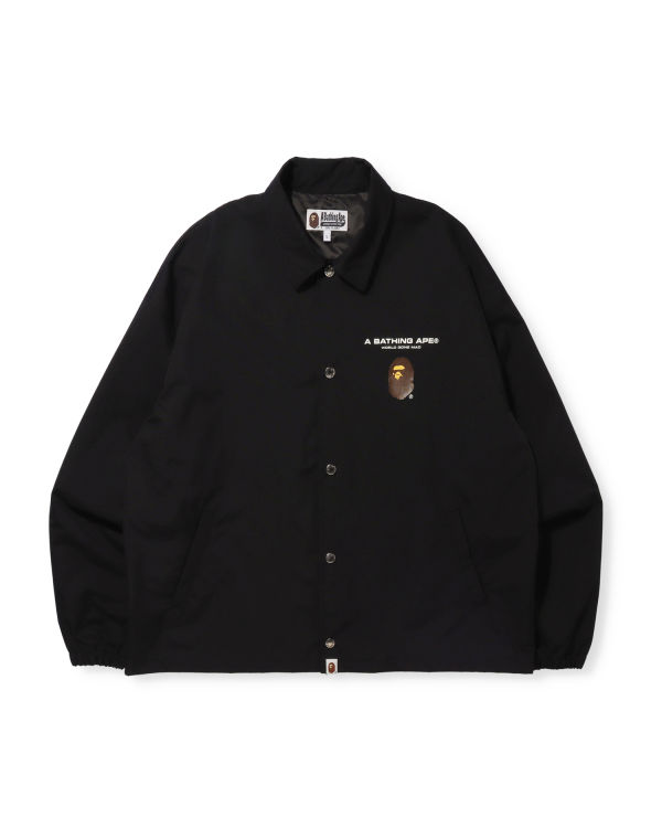 Pánské Bundy Bape Grafická Relaxed Fit Coach Černé | 31720OLIP